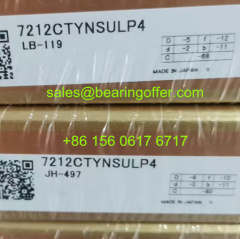 7212CTYNSULP4 Spindle Bearing 60x110x22 Ball Bearing 7212CSULP4 - Stock for Sale