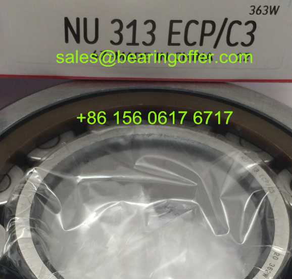 NU313ECP/C3 Cylindrical Roller Bearing 65*140*33 Rolling Bearing NU313ECP - Stock for Sale