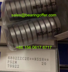 6802ZZC2E Deep Groove Ball Bearing 15x24x5 Rolling Bearing - Stock for Sale