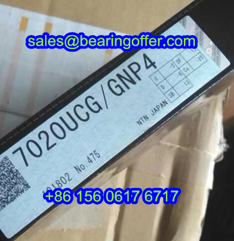 7020UCG/GNP4 Spindle Bearing 100*150*24 Ball Bearing 7020U - Stock for Sale