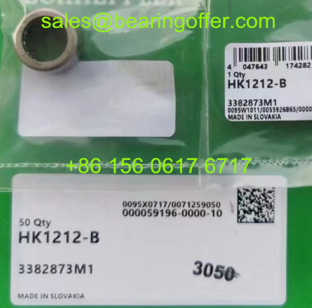 HK1212B Needle Roller Bearing 12*18*12 Rolling Bearing 3382873M1 - Stock for Sale