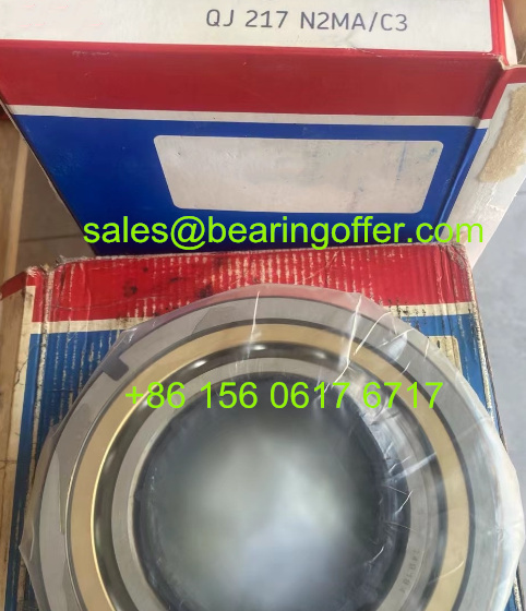 QJ217N2MA/C3 Four Point Contact Bearing 85x150x28 Ball Bearing - Stock for Sale
