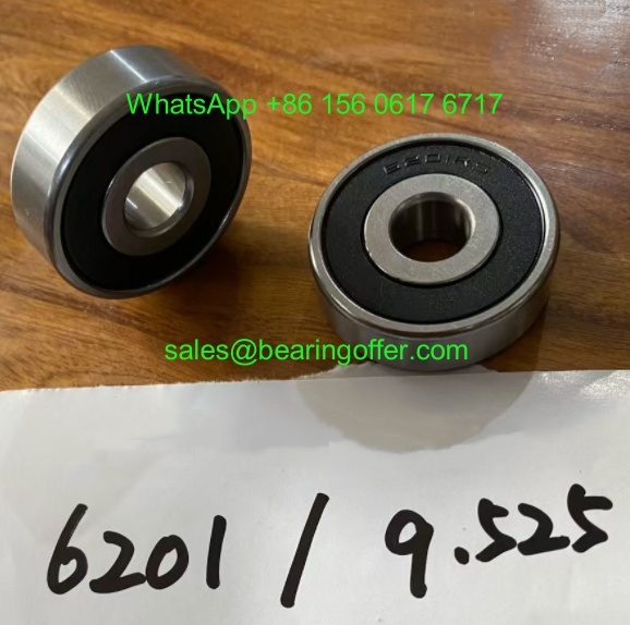 6201/9.525 Deep Groove Ball Bearing 9.525x32x10 Ball Bearing 6201/9.525-2RS - Stock for Sale