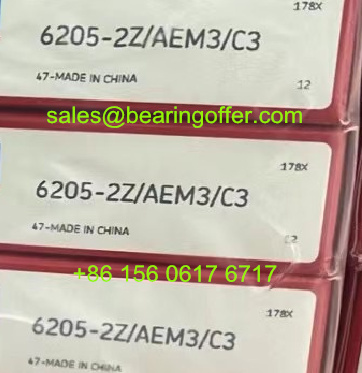 6205-2Z/AEM3/C3 Deep Groove Ball Bearing 25*52*15 Ball Bearing - Stock for Sale