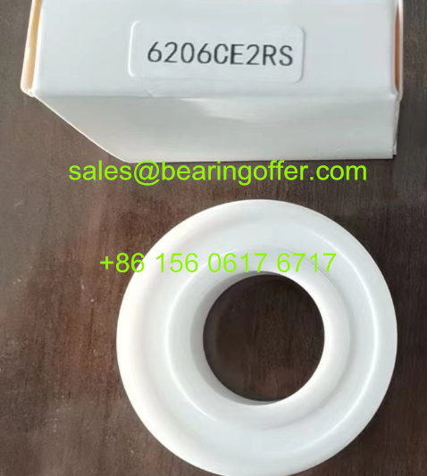 6206CE-2RS ZrO2 Ceramic Bearing 6206CE2RS Ball Bearing - Stock for Sale