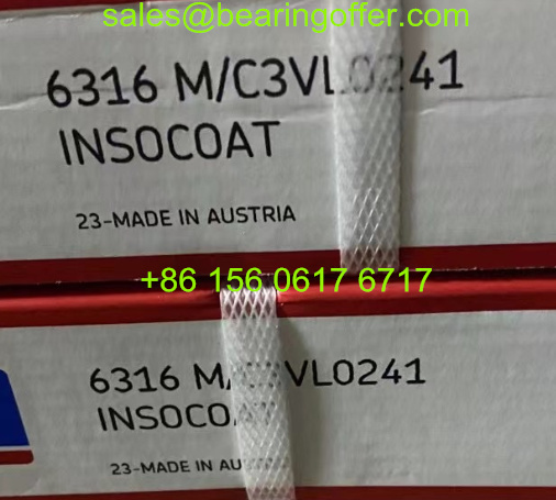 6316M/C3VL0241 Insocoat Ball Bearing 80x170x39 Insulated Bearing - Stock for Sale