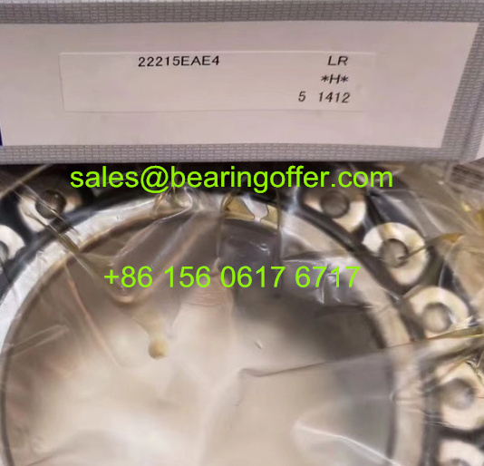 22215EAE4 Spherical Roller Bearing 75x130x31 Rolling Bearing - Stock for Sale