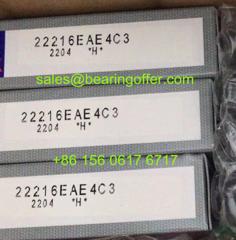 22216EAE4C3 Spherical Roller Bearing 80x140x33 Rolling Bearing - Stock for Sale