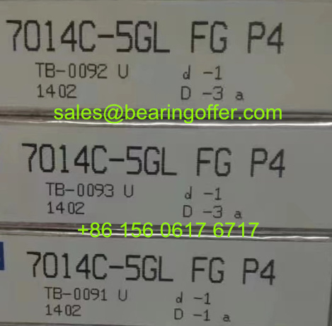 7014C-5GL FG P4 Spindle Bearing 70*110*20 Ball Bearing - Stock for Sale