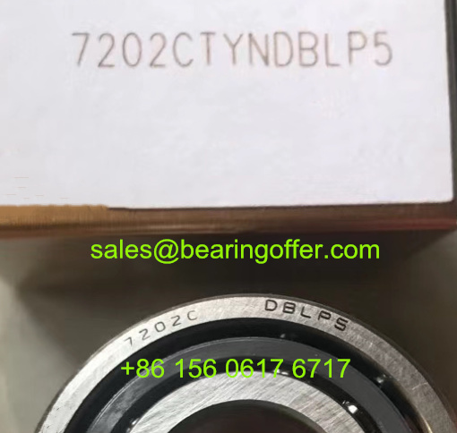 7202CTYNDBLP5 Spindle Bearing 15x35x11 Ball Bearing 7202CDBLP5 - Stock for Sale