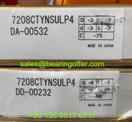 7208CTNYSULP4 Spindle Bearing 40*80*18 Ball Bearing - Stock for Sale