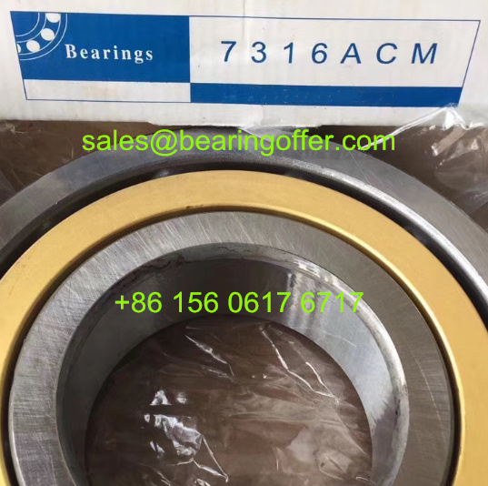 7316ACM Angular Contact Bearing 80x170x39 Ball Bearing 7316 - Stock for Sale