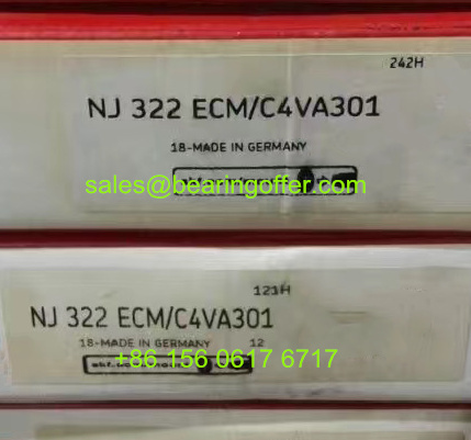 NJ322ECM/C4VA301 Cylindrical Roller Bearing 110*240*50 Rolling Bearing - Stock for Sale