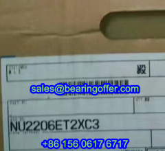 NU2206ET2XC3 Cylindrical Roller Bearing 30x62x20 Rolling Bearing NU2206ET2X - Stock for Sale
