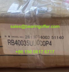 RB40035UUCC0P4 Crossed Roller Bearing 400x480x35 Roller Bearing RB40035 - Stock for Sale