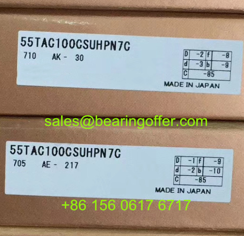 55TAC100CSUHPN7C Ball Screw Support Bearing 55*100*20 Ball Bearing - Stock for Sale