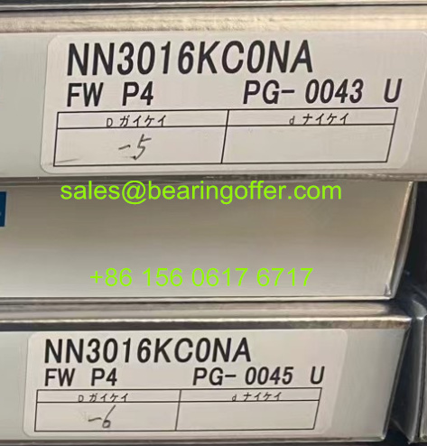 NN3016KC0NA FW P4 Spindle Bearing 80*125*34 Roller Bearing - Stock for Sale