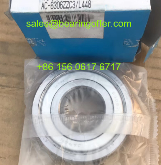 AC-6306ZZC3/L448 Anti-Creep Bearing 30x72x19 Ball Bearing AC6306ZZ - Stock for Sale