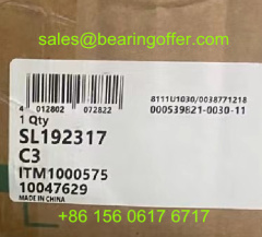 SL192317C3 Cylindrical Roller Bearing 85x180x60 Rolling Bearing ITM1000575 - Stock for Sale