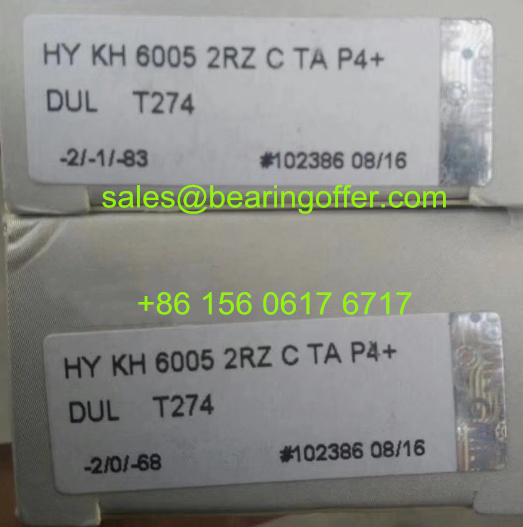 HY KH 6005 2RZ C TA P4+ DUL T274 Ceramic Bearing 25x47x12 Ball Bearing - Stock for Sale