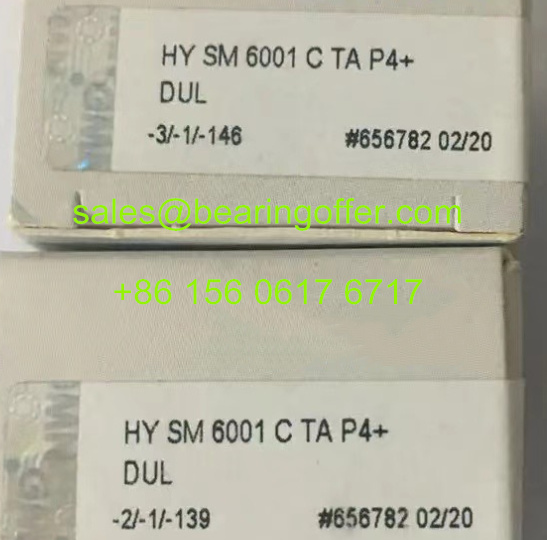 HY SM 6001 C TA P4+ DUL Spindle Bearing 12x28x8 Ball Bearing - Stock for Sale