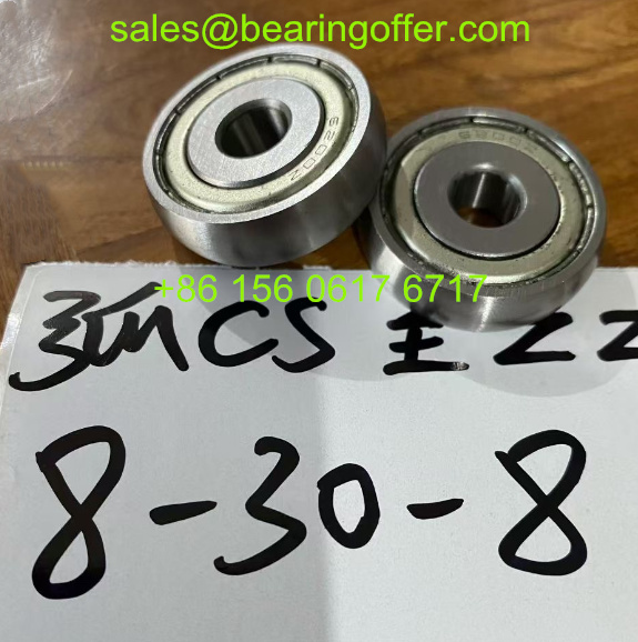 8x30x8 Deep Groove Ball Bearing 8*30*8 Rolling Bearing - Stock for Sale