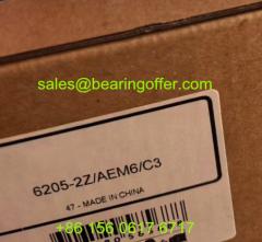 6205-2Z/AEM6/C3 Deep Groove Ball Bearing 25*52*15 Ball Bearing - Stock for Sale
