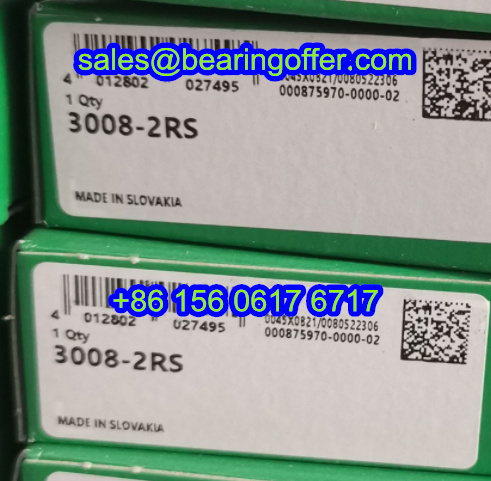 3008-2RS Angular Contact Bearing 40x68x21 Ball Bearing - Stock for Sale