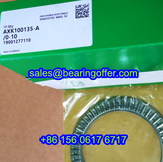 AXK100135-A/0-10 Thrust Bearing 100x135x4 Roller Bearing 19001277110 - Stock for Sale