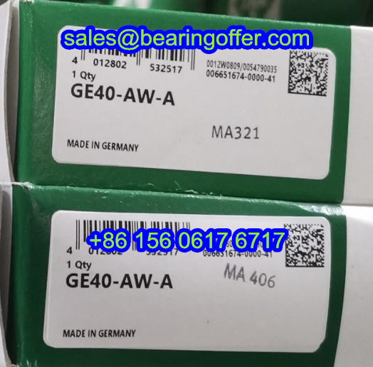 GE40-AW-A Spherical Plain Bearing 40x105x32 Rolling Bearing - Stock for Sale