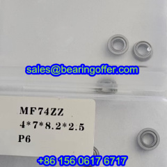MF74ZZ Flanged Deep Groove Ball Bearing 4x7/8.2x2.5 Rolling Bearing MF74Z - Stock for Sale