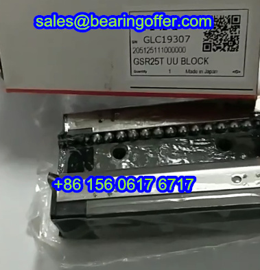 GSR25T Linear Guide Carriage 25.4x50x88 Guide Block GSR25TUU - Stock for Sale