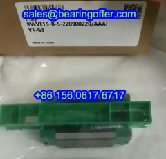 KWVE15-B-S Linear Carriage 19.7x34x61.2 Guide Rail Block KWVE15-B-S-V1-G3 - Stock for Sale