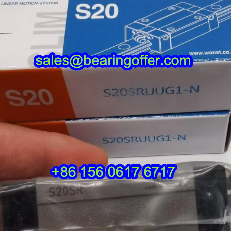 S20SRUUG0 Linear Carriage S20SRSSG0 Runner Block S20SRSSG1 - Stock for Sale