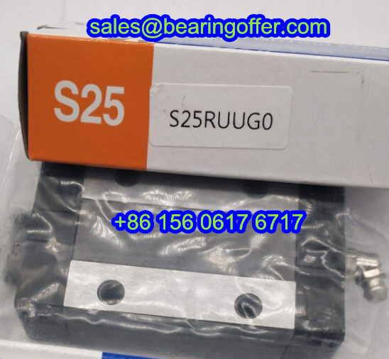S25R Linear Carriage S25RUUG0 Runner Block S25RUUG1 - Stock for Sale