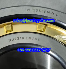 NJ2318EM/C4 Cylindrical Roller Bearing 90x190x64 Rolling Bearing NJ2318EM - Stock for Sale