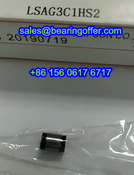 LSAG3C1HS2 Linear Ball Spline 3x7x10 Ball Spline Bearing LSAG3 - Stock for Sale