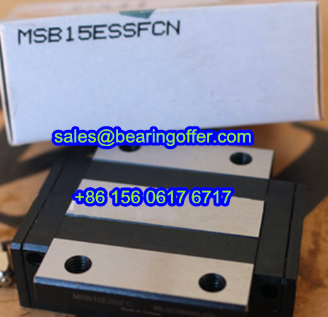 MSB15ESSFCN Linear Rail Carriage 19.5x52x57.2 Guide Block MSB15ESSFC - Stock for Sale