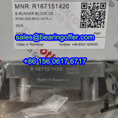R167151420 Linear Guide Carriage 22.5x80x73 Runner Block - Stock for Sale