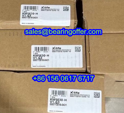 KWSE30-H-V1-G3 Linear Carriage 45x60x91.6 Runner Block KWSE30-H - Stock for Sale