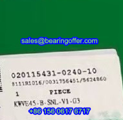 KWVE45-B-SNL-V1-G3 Linear Carriage 52x86x172.7 Guide Rail Block - Stock for Sale