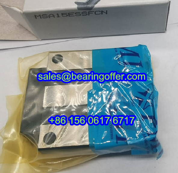 MSA15ESSFC Linear Guideway Carriage 19.8x47x56.3 Guide Block MSA15ESSFCN - Stock for Sale