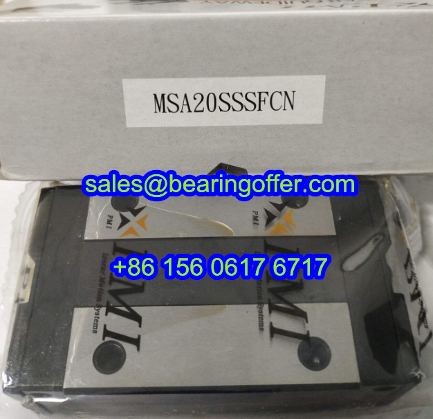 MSA20SSSFCN Guide Carriage 25*44*72.9 Ball Bearing MSA20SSSFC - Stock for Sale