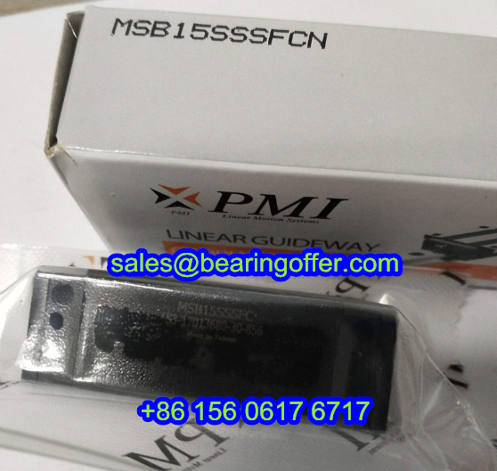 MSB15SSSFCN Guide Carriage 19.5x34x57.2 Linear Slider MSB15SSSFC - Stock for Sale