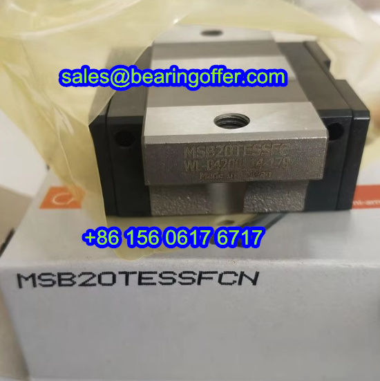 MSB20TESSFC Linear Carriage 22x59x48 Guide Block MSB20TESSFCN - Stock for Sale