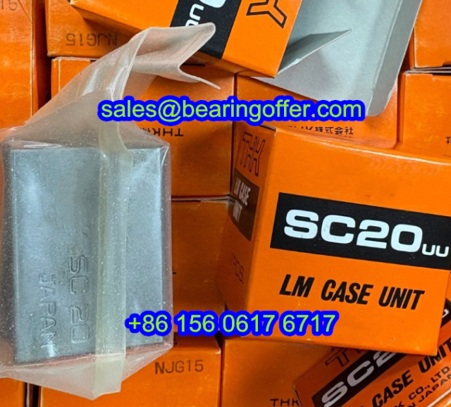 SC20UU Linear Case Bearing 42x54x50 Linear Ball Bearing SC20 - Stock for Sale