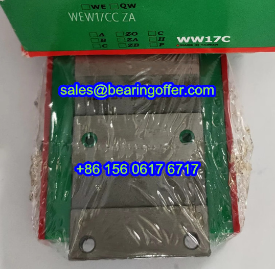 WEW17CC Linear Carriage 14.5x60x50.6 Slide Bearing WEW17CCZA - Stock for Sale