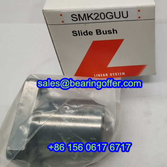 SMK20GUU Linear Bushing Bearing 20x32x42 Ball Bearing SMK20G - Stock for Sale