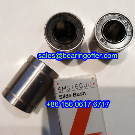 SMS16GUU Linear Bushing Bearing 16x28x37 Ball Bearing SMS16G - Stock for Sale