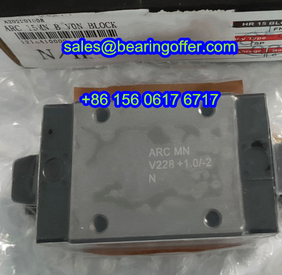 ARC15MN Linear Carriage 20.7x34x55.5 Runner Block ARC15MNBVON - Stock for Sale